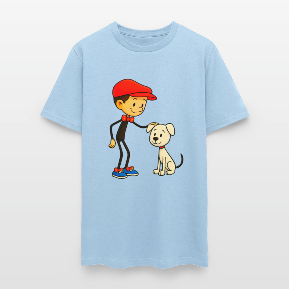 A Dog And His Best Friend - powder blue