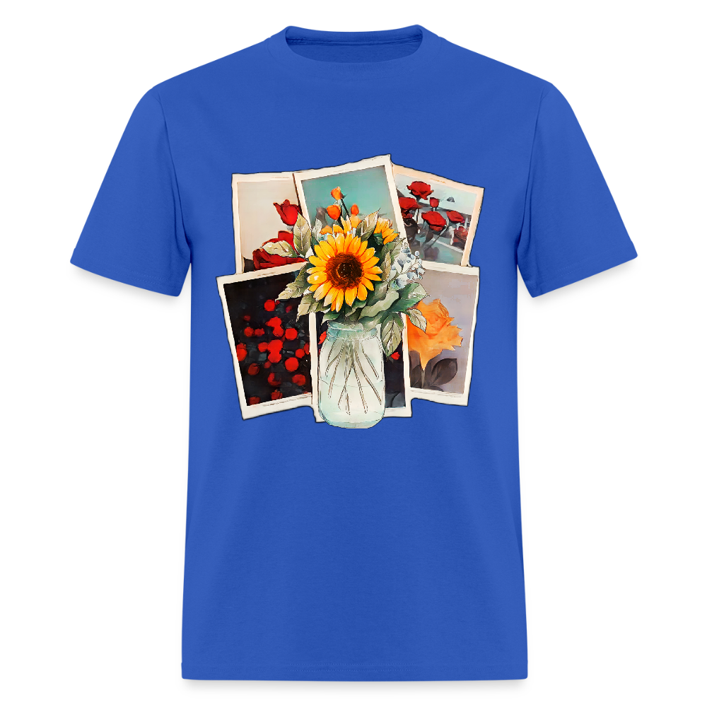 Flowers - royal blue