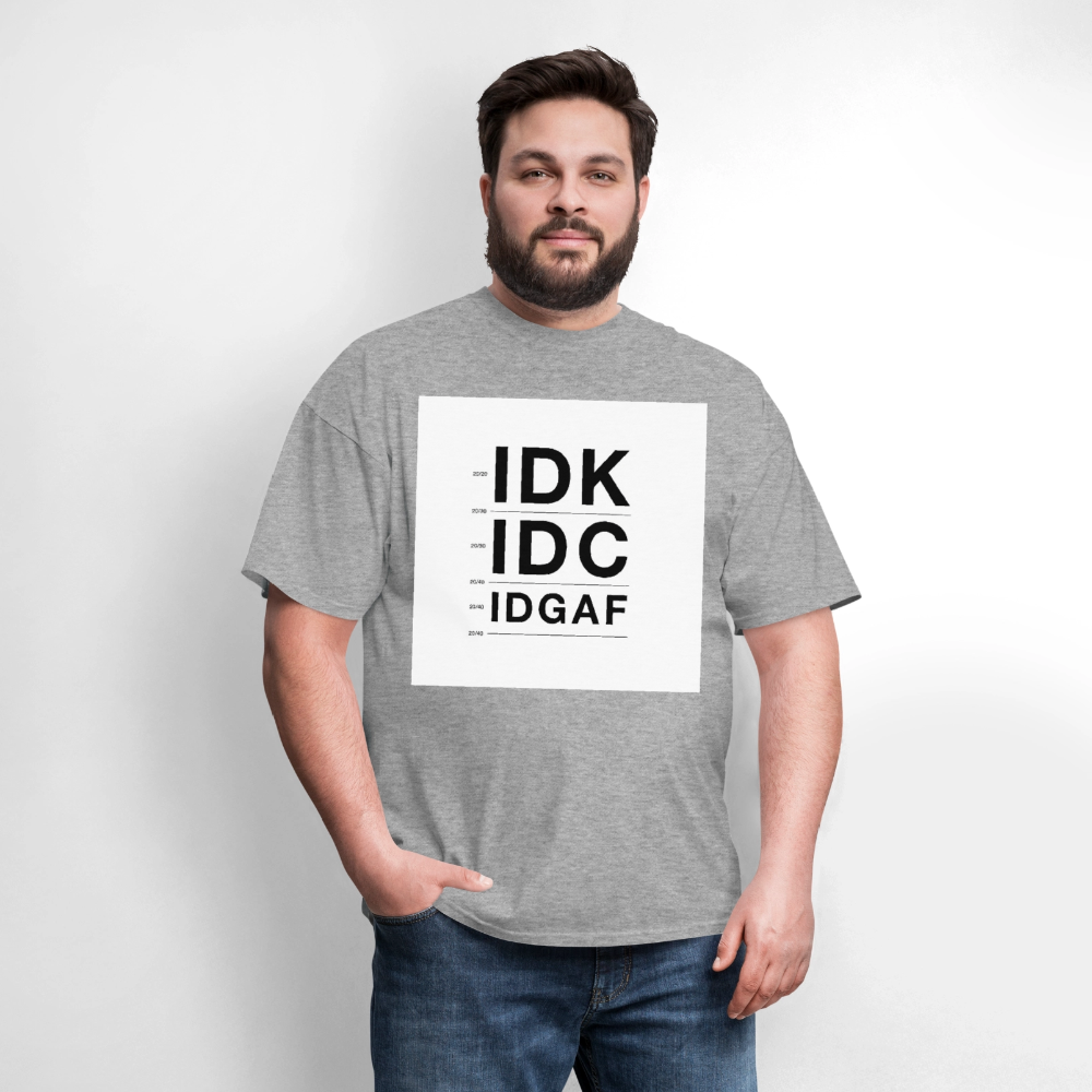 #2 IDK - heather gray