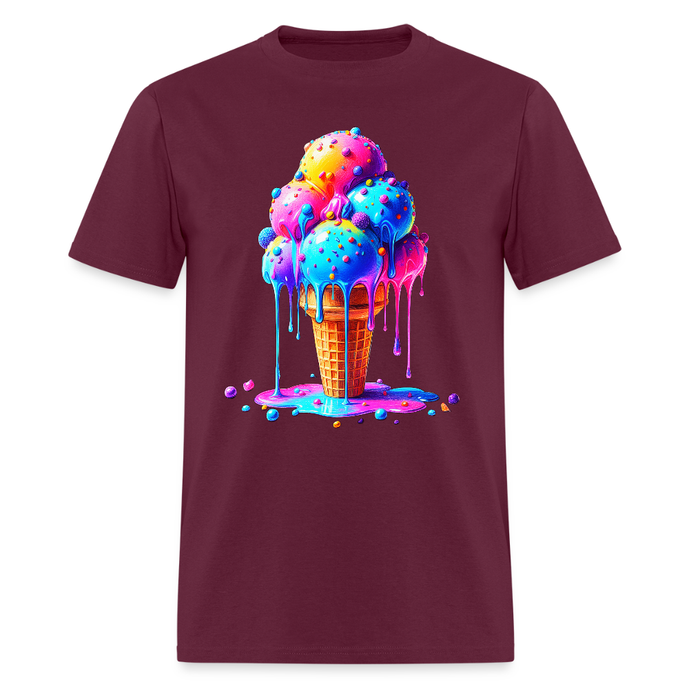 Melting Rainbow - burgundy
