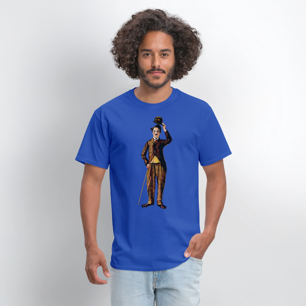Charlie Chaplin - royal blue