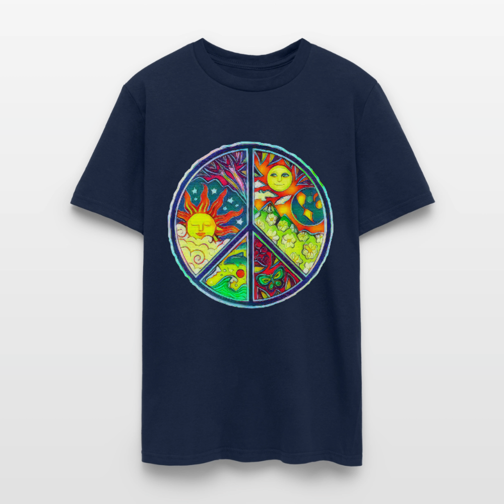 Peace - navy