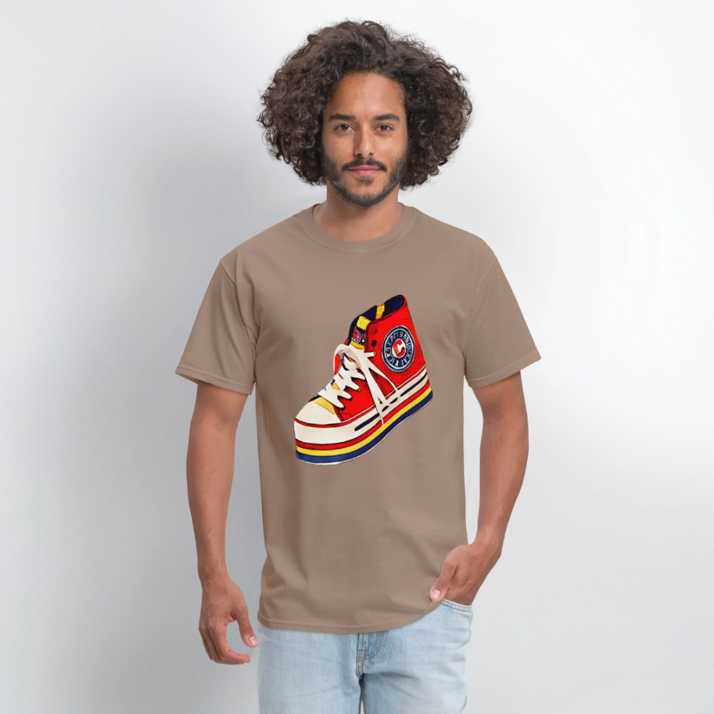 High Top Sneaker - safari