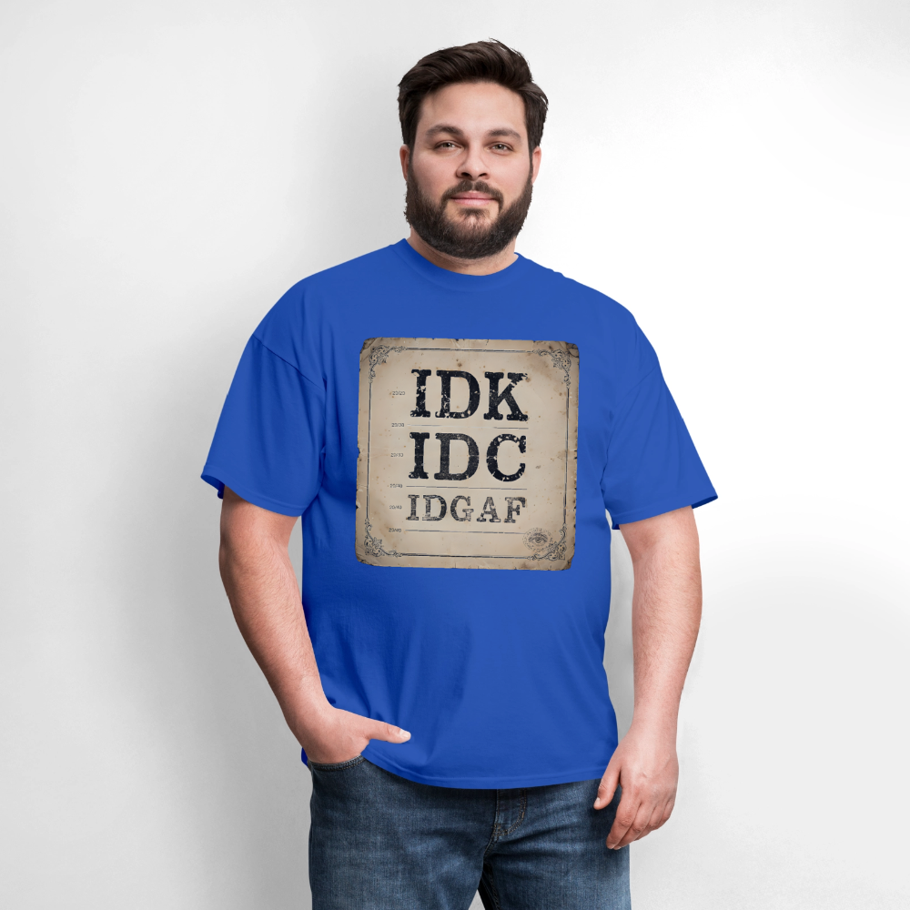#1 Antique IDK - royal blue