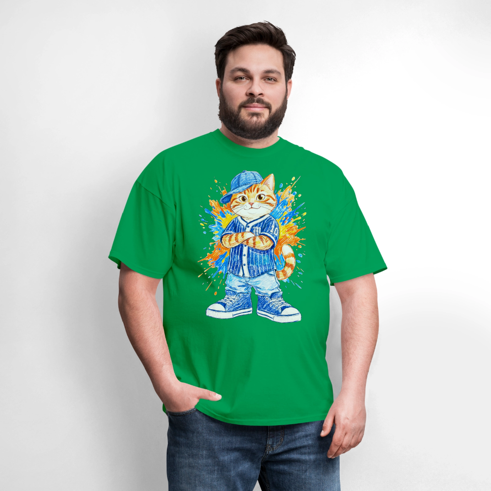 Cool Cat - bright green