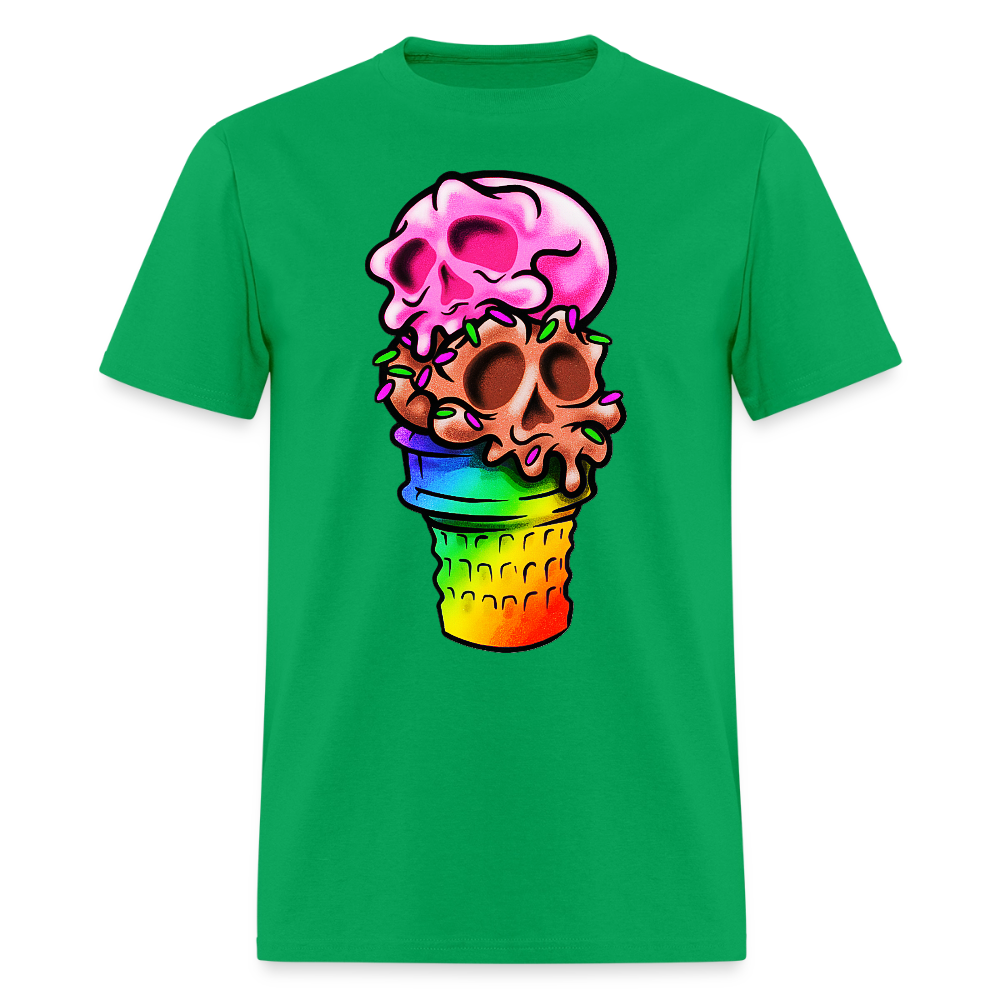 Cone Skull - bright green