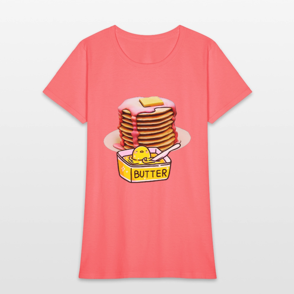 Pancakes and Butter - coral