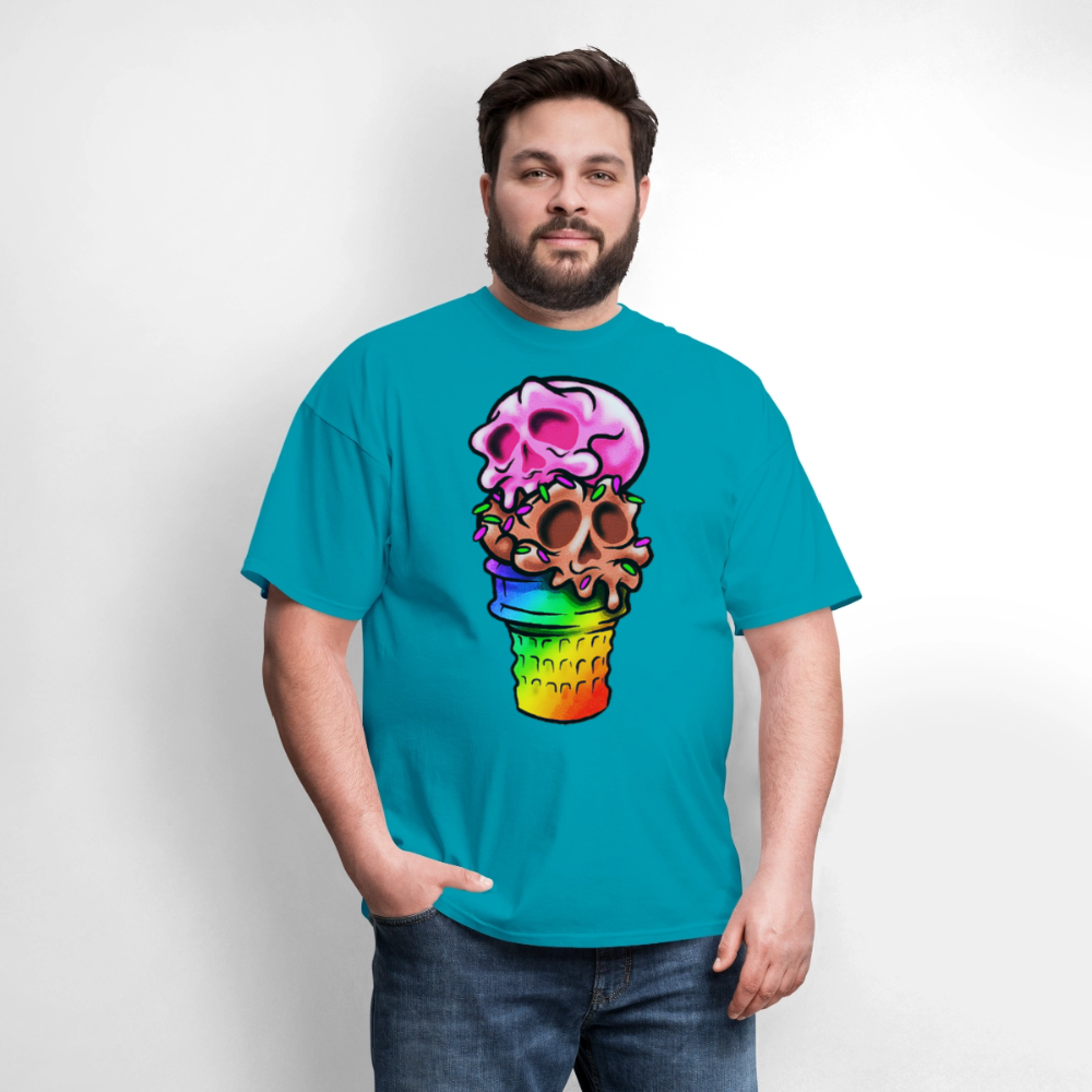 Cone Skull - turquoise