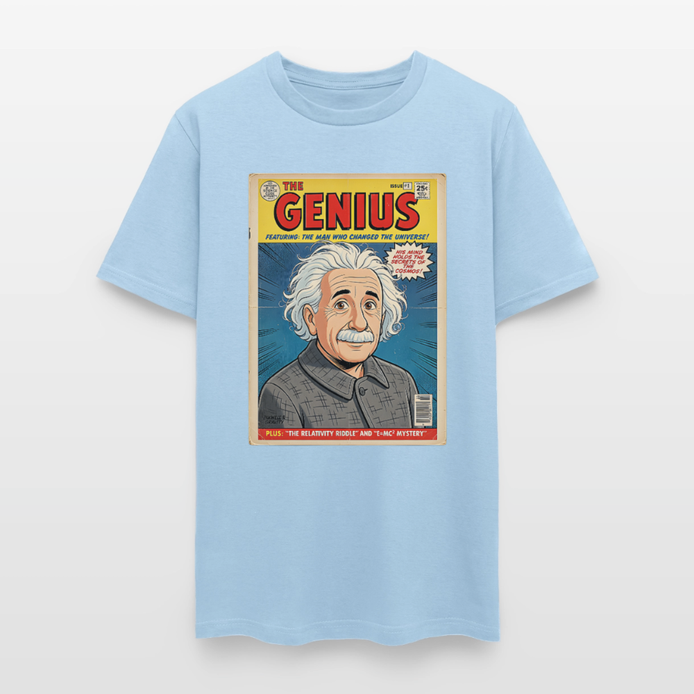 Albert Einstein #1 - powder blue