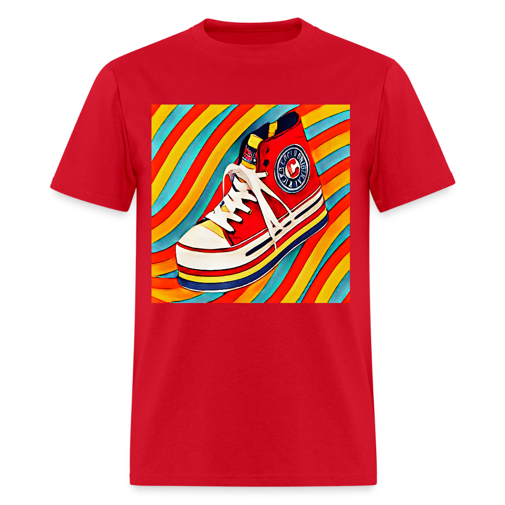 High Top Sneaker - red