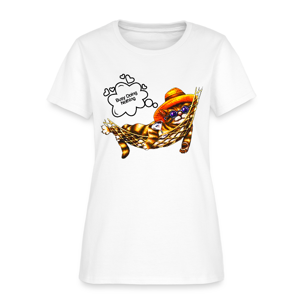 Busy Doing Nothing - white