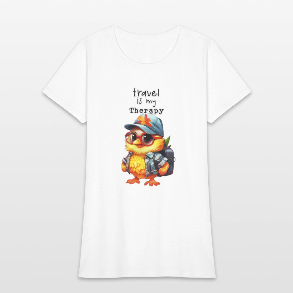 Travel Is My Therapy - white