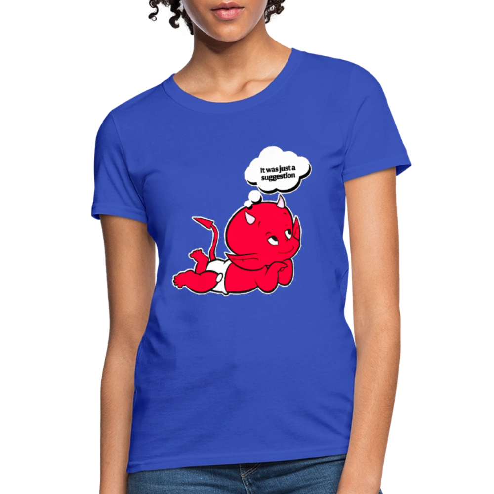 Just A Suggestion - royal blue