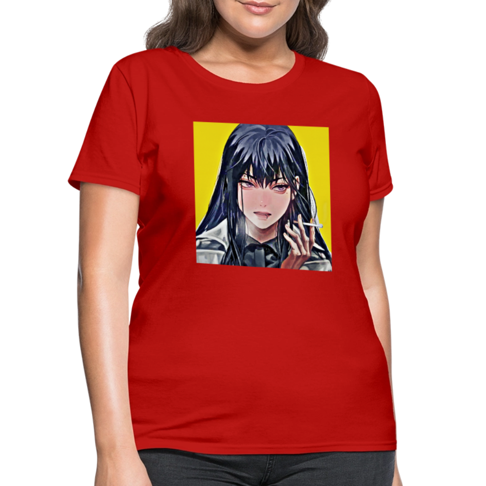 Mysterious Woman - red