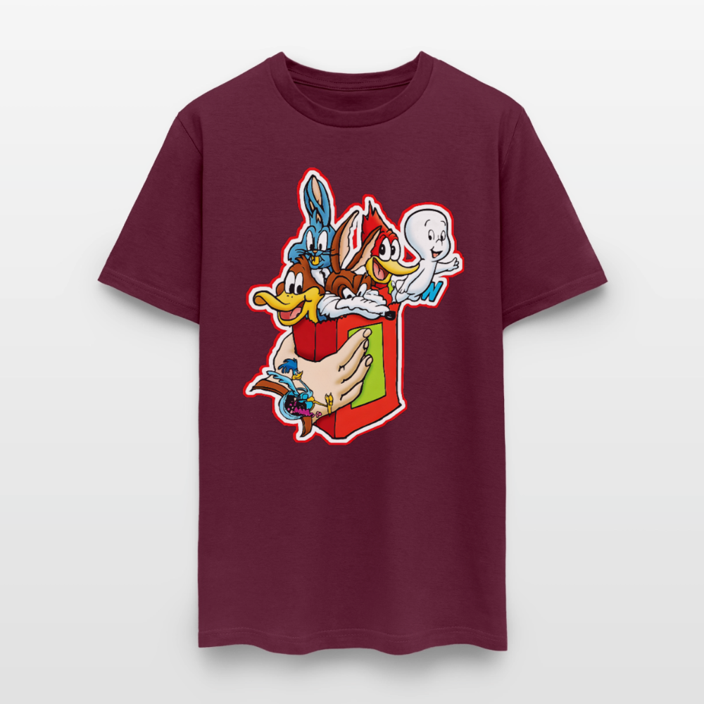 Bugs and Friends - burgundy