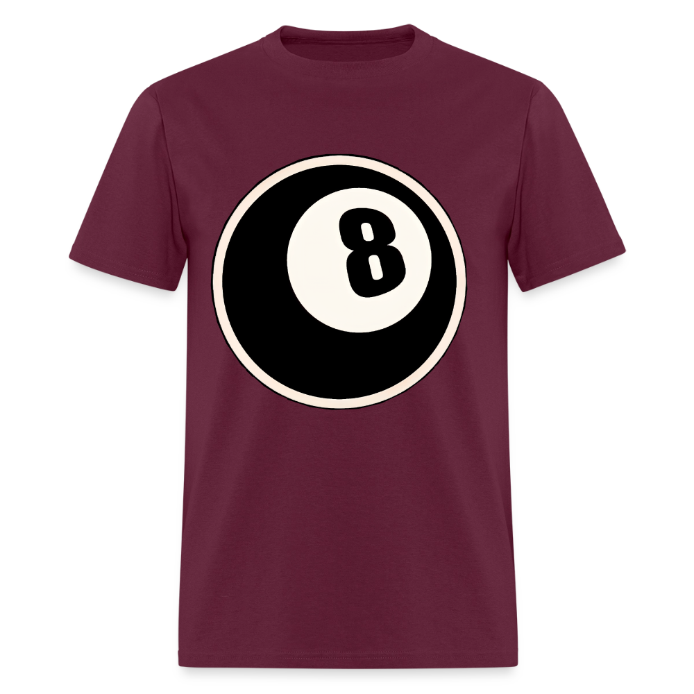 8 Ball - burgundy