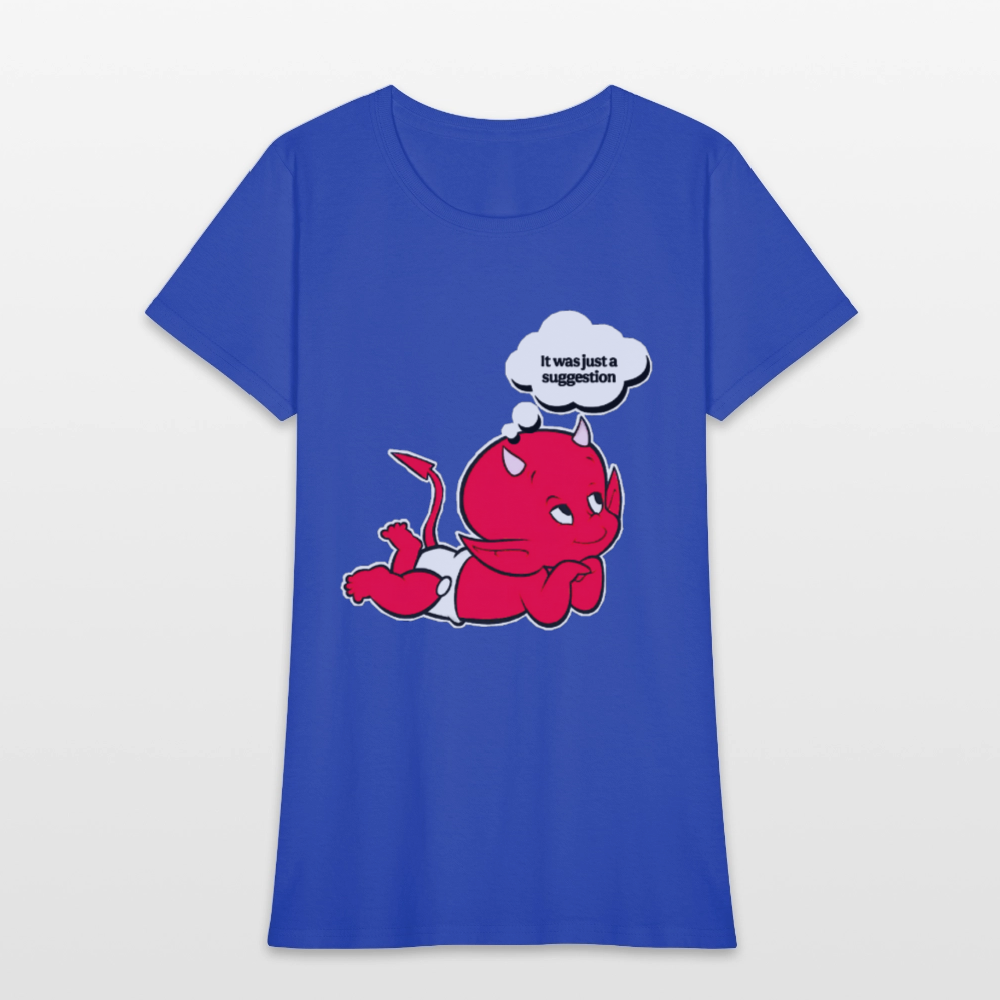 Just A Suggestion - royal blue