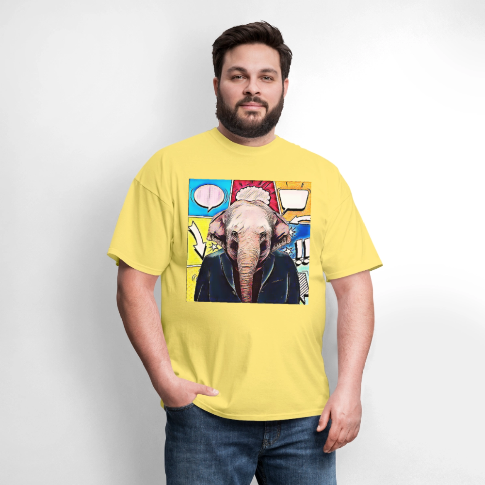 Elephant Party - cornsilk