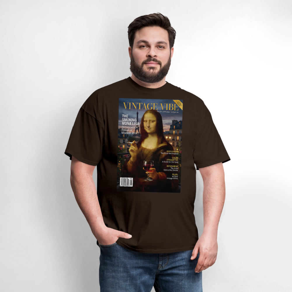 A Smoking Mona Lisa - brown