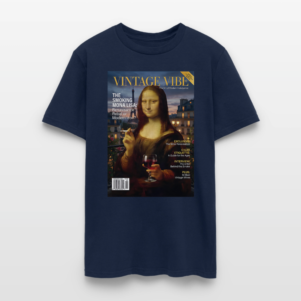 A Smoking Mona Lisa - navy