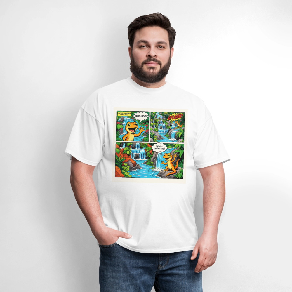Comic Lizard - white