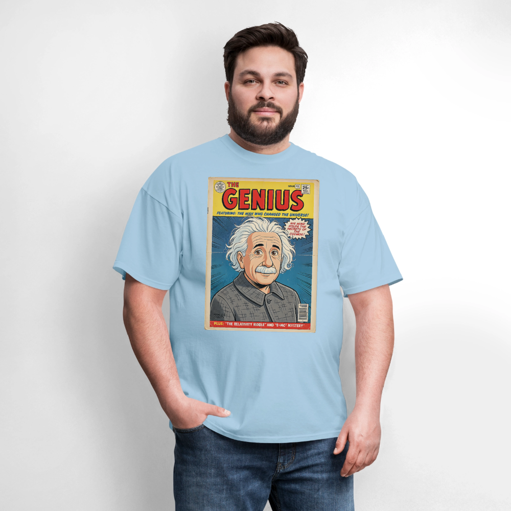 Albert Einstein #1 - powder blue