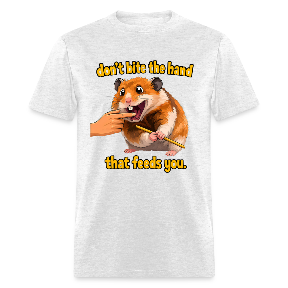 Don't Bite The Hand - light heather gray