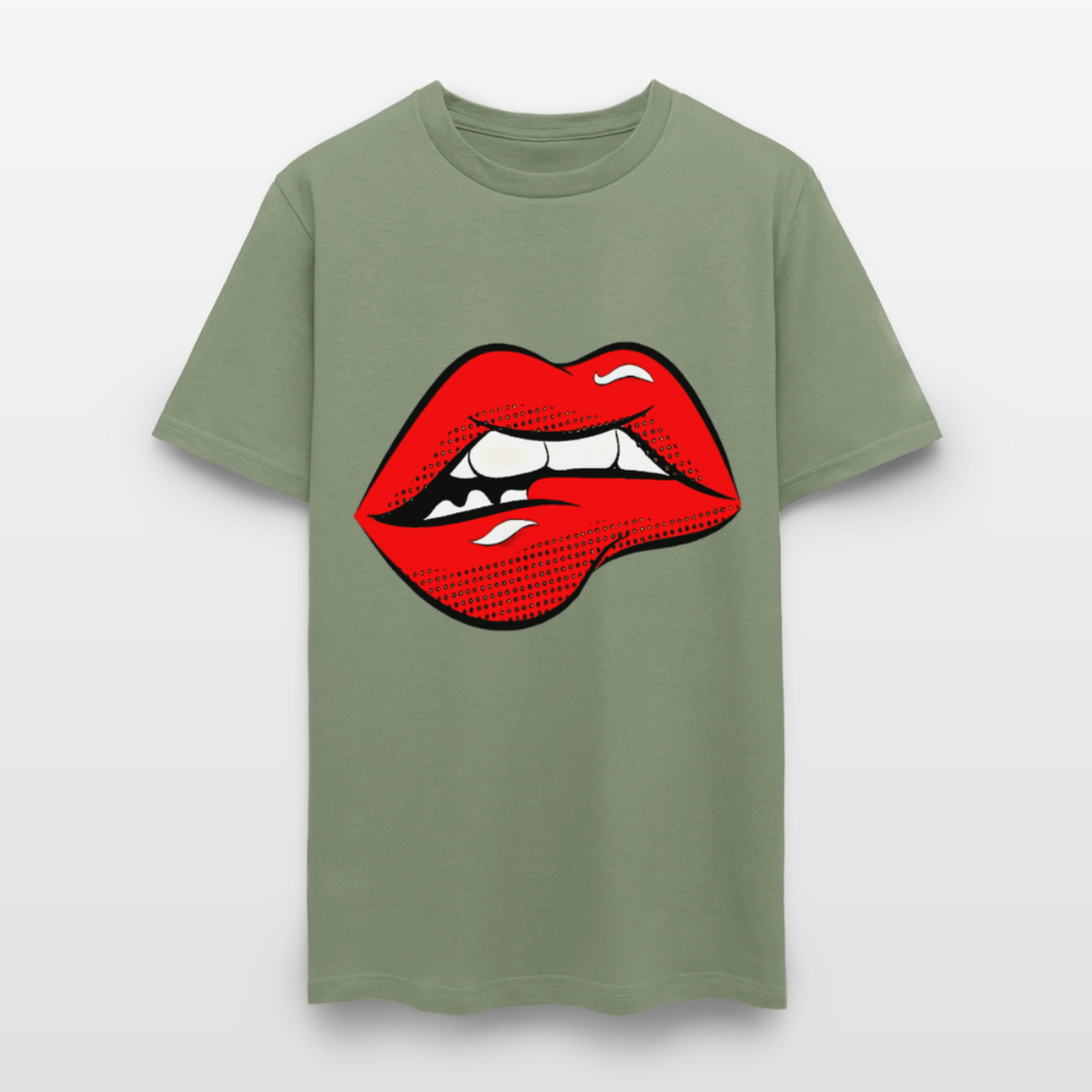 Lips - military green