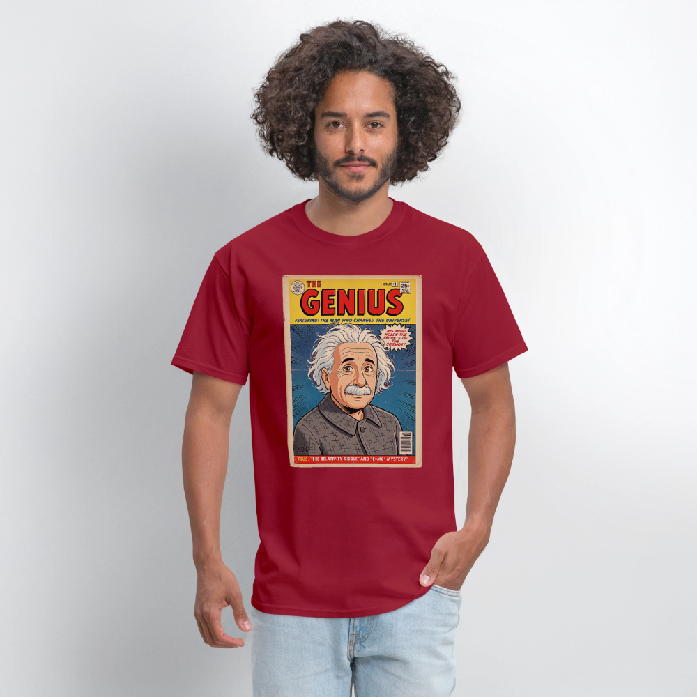 Albert Einstein #1 - true red