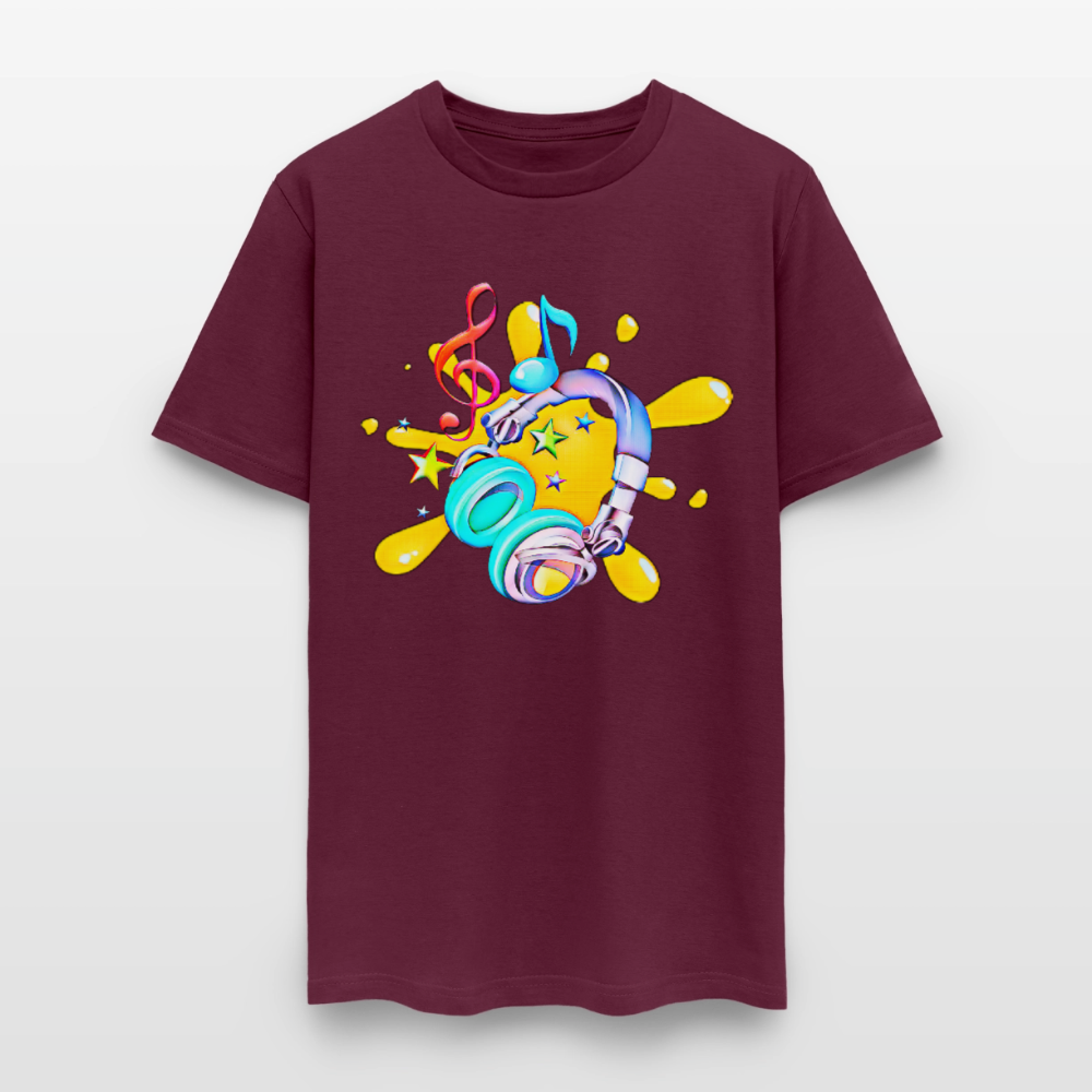 Splash of Music - burgundy
