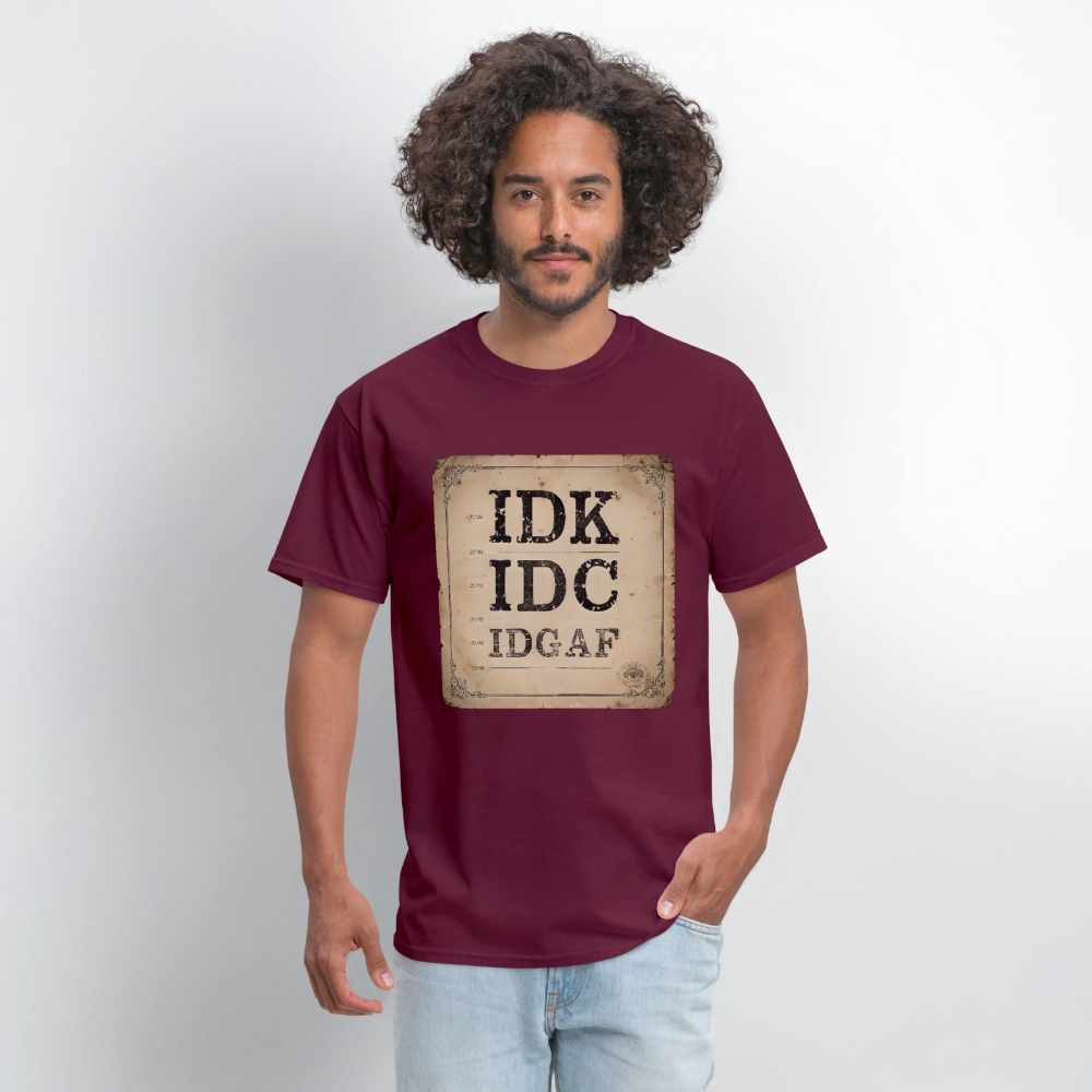 #1 Antique IDK - burgundy