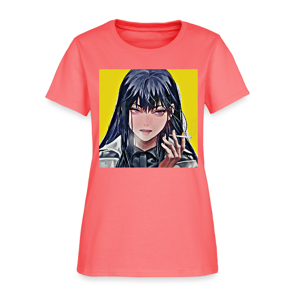 Mysterious Woman - coral