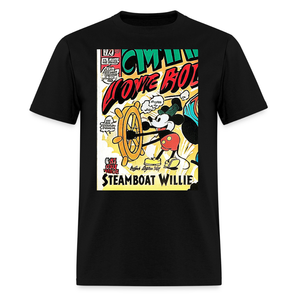 Steamboat Willie - black
