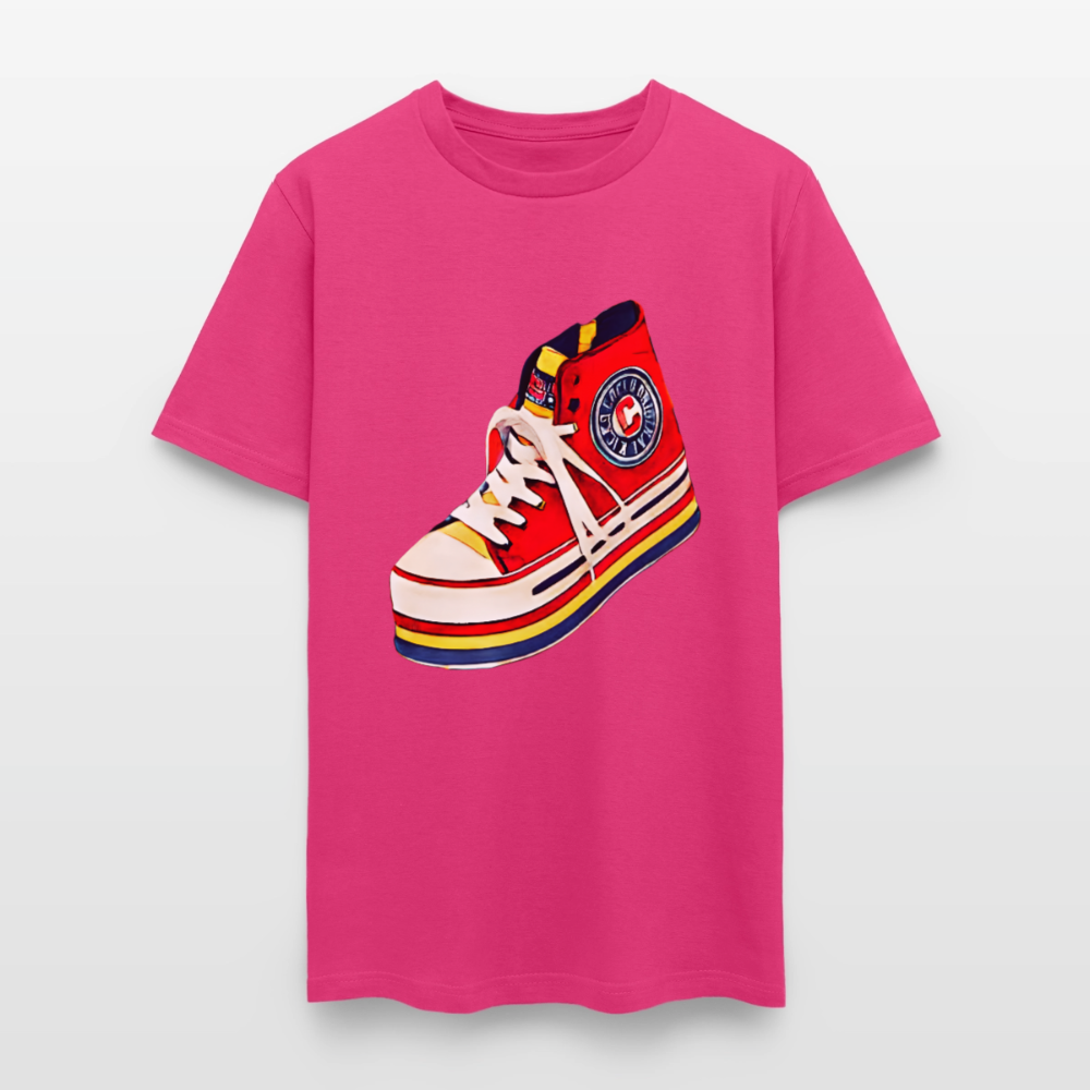High Top Sneaker - fuchsia