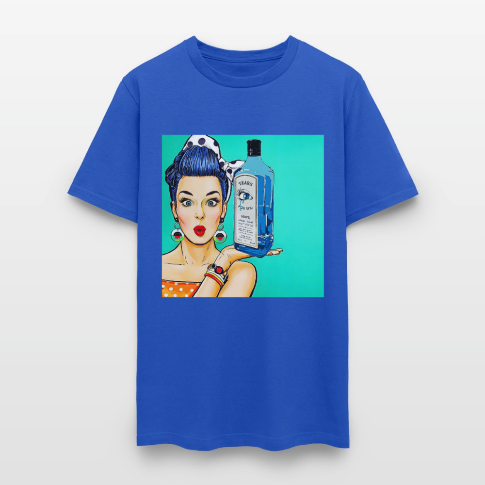 Retro Woman - royal blue
