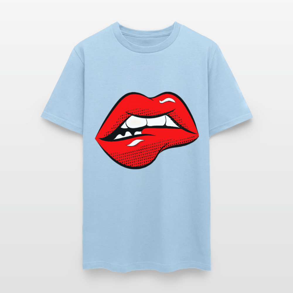 Lips - powder blue