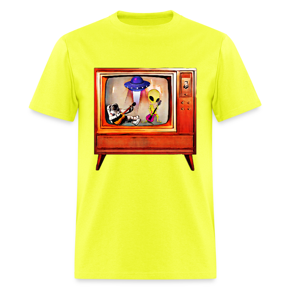 Rocking Astronaut and Alien - safety green