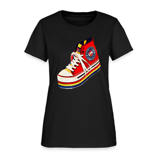 High Top Sneaker - black
