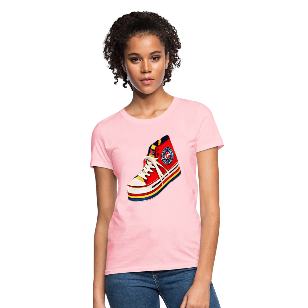 High Top Sneaker - pink