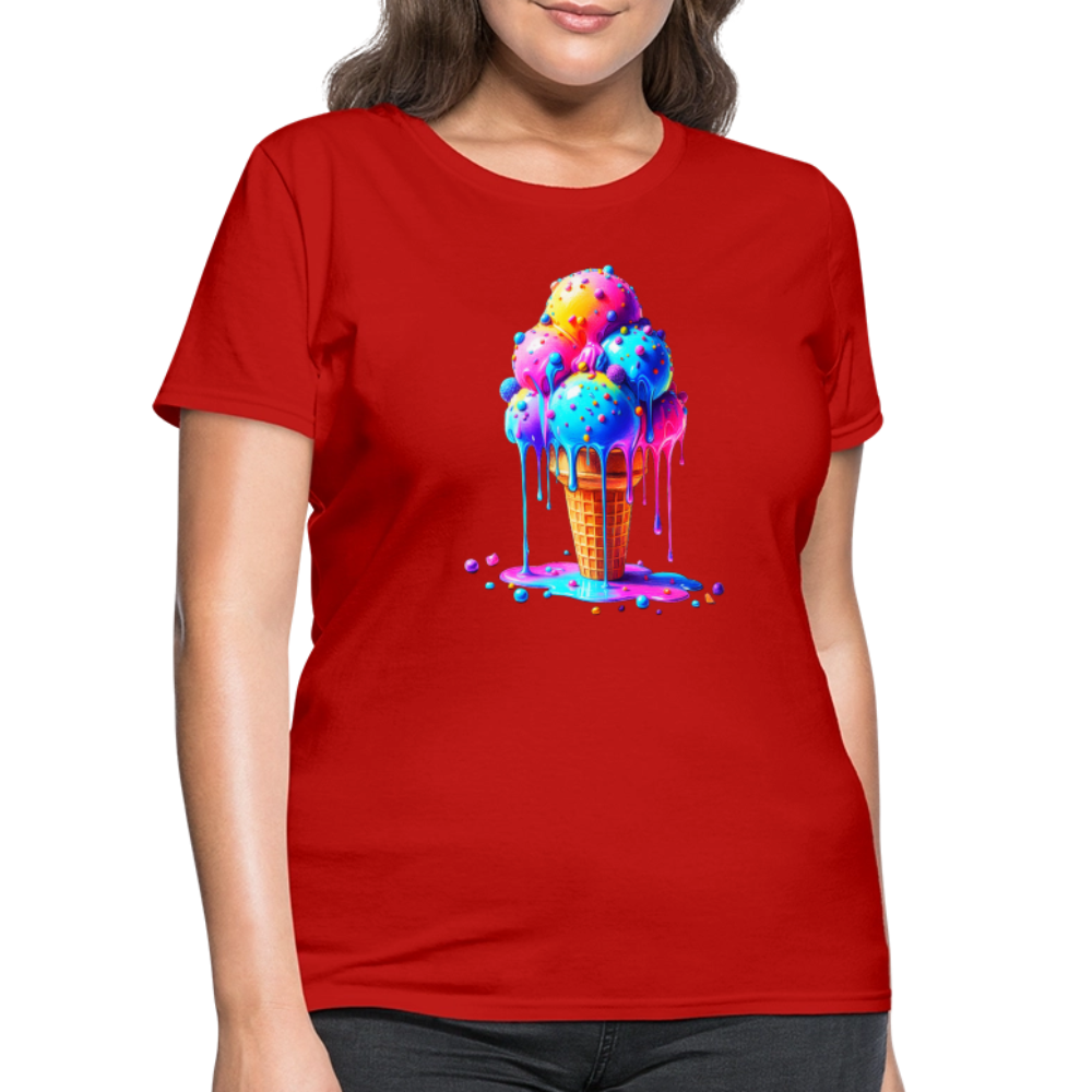 Melting Rainbow - red