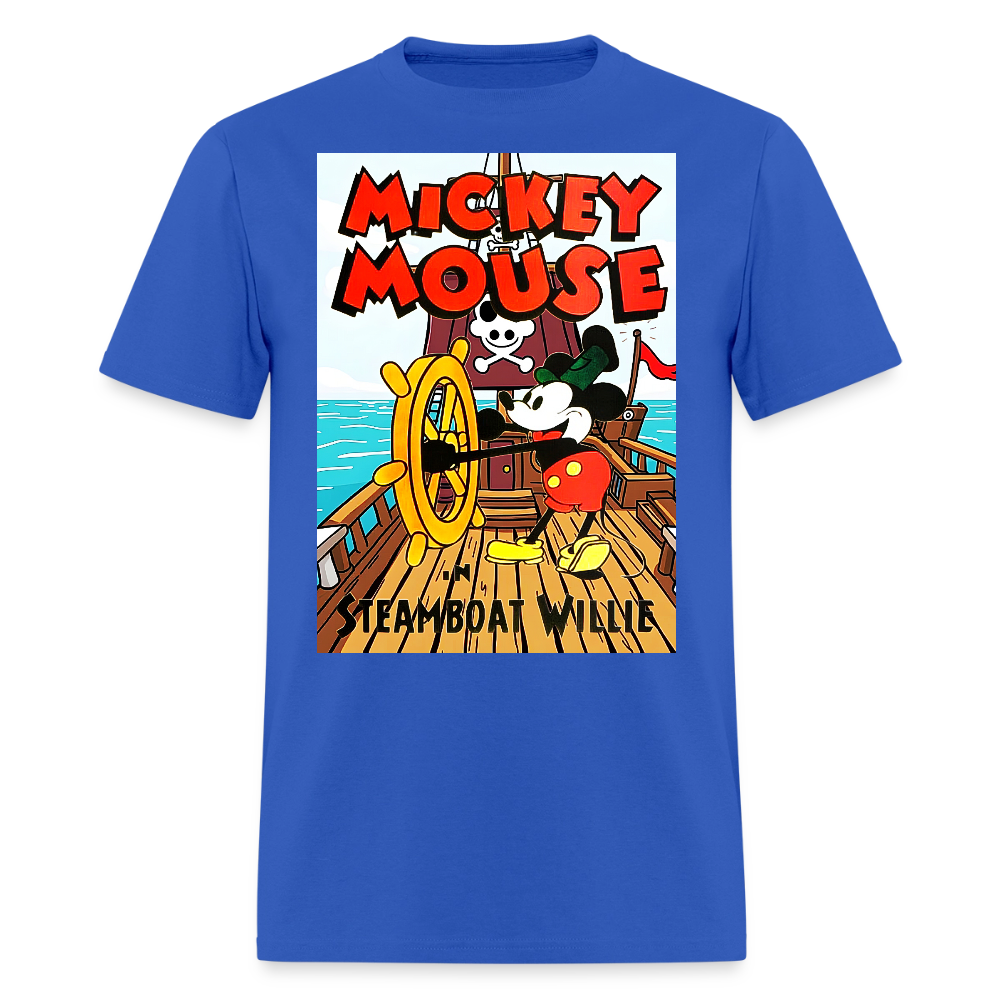 Steamboat Willie - royal blue
