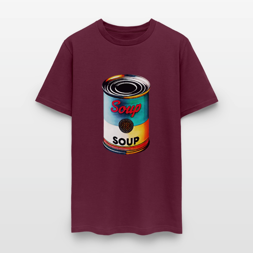 Canned Soup - burgundy