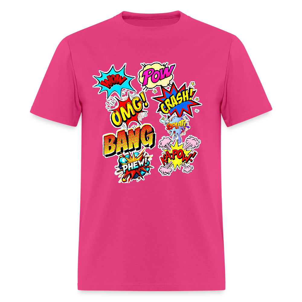 Comic Time - fuchsia