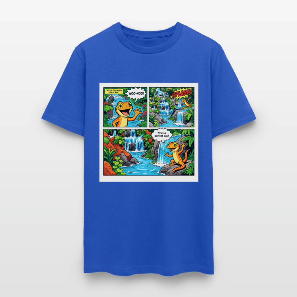 Comic Lizard - royal blue