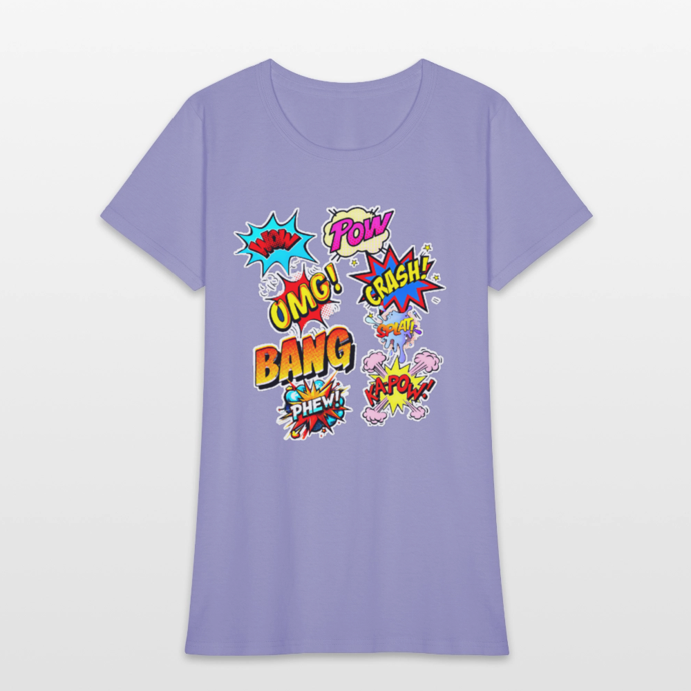 Comic Time - lavender