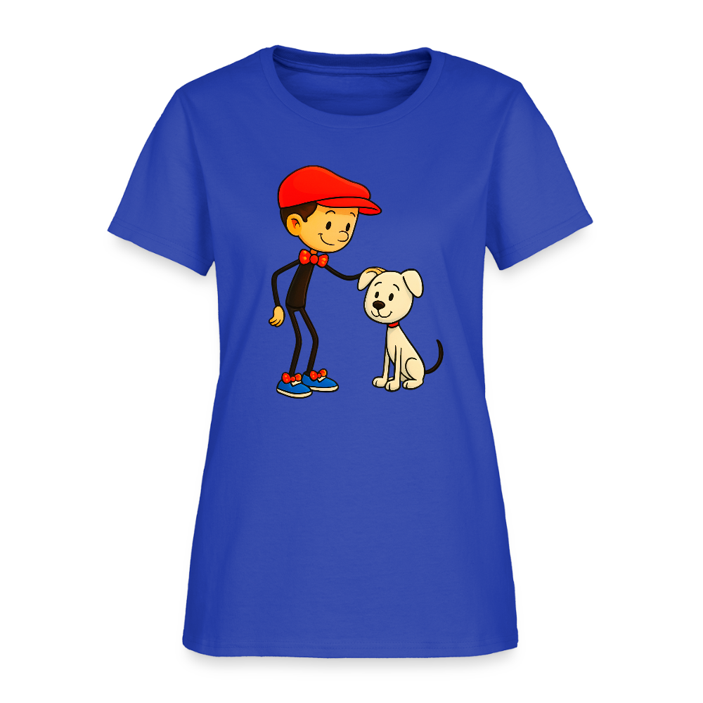 A Dog And His Best Friend - royal blue