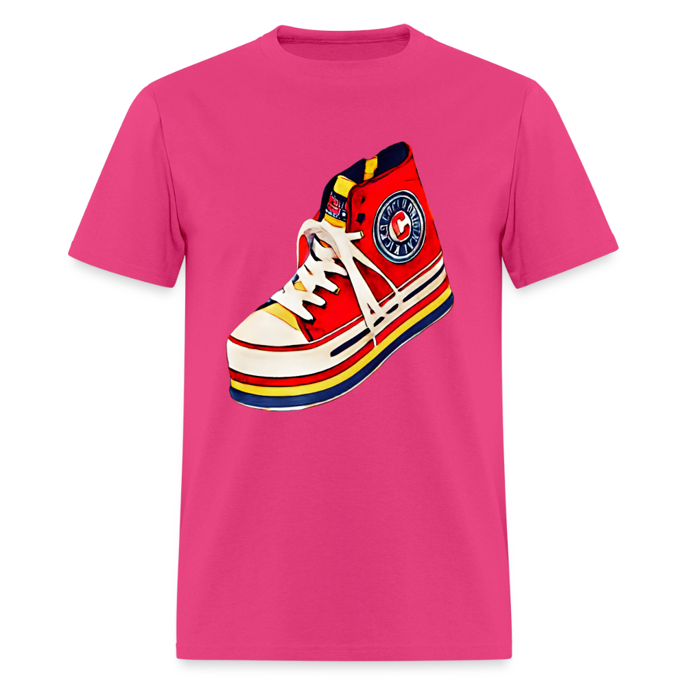 High Top Sneaker - fuchsia