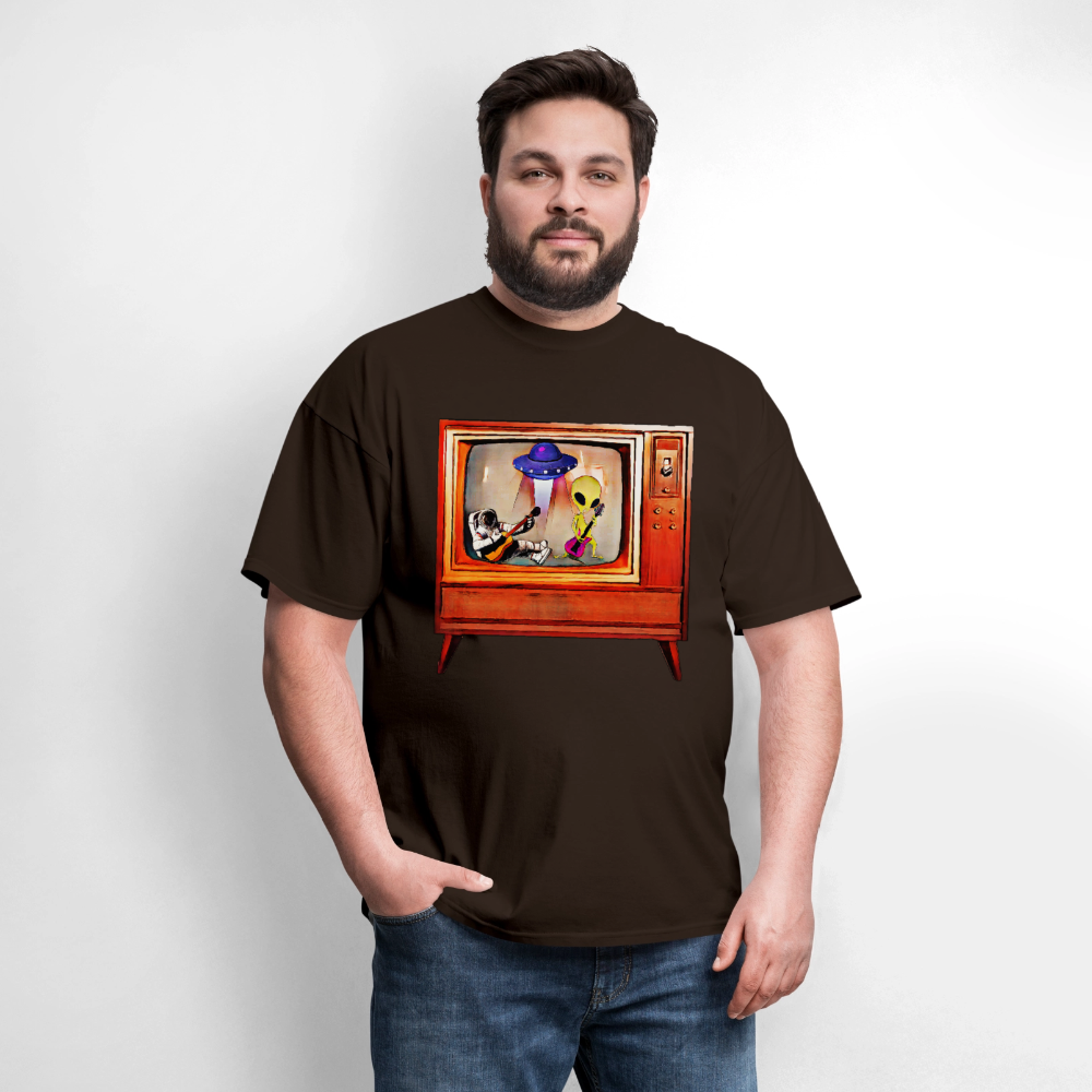 Rocking Astronaut and Alien - brown