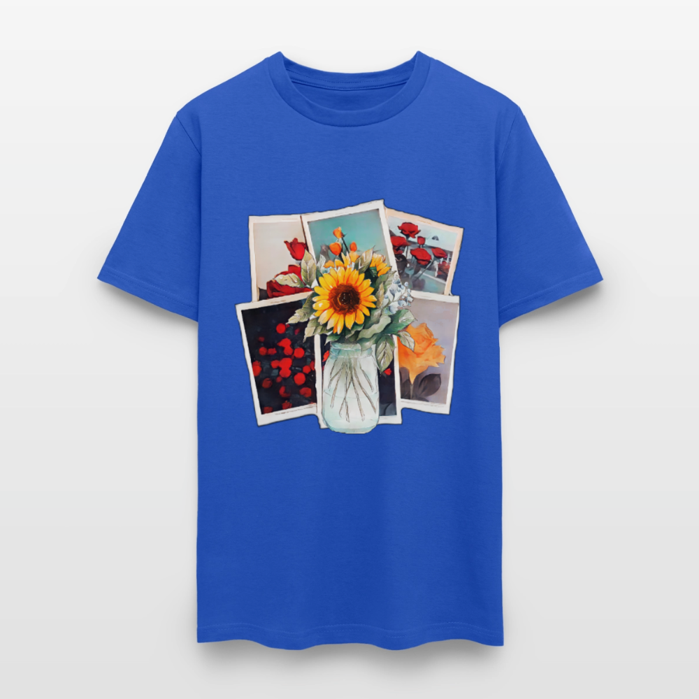 Flowers - royal blue