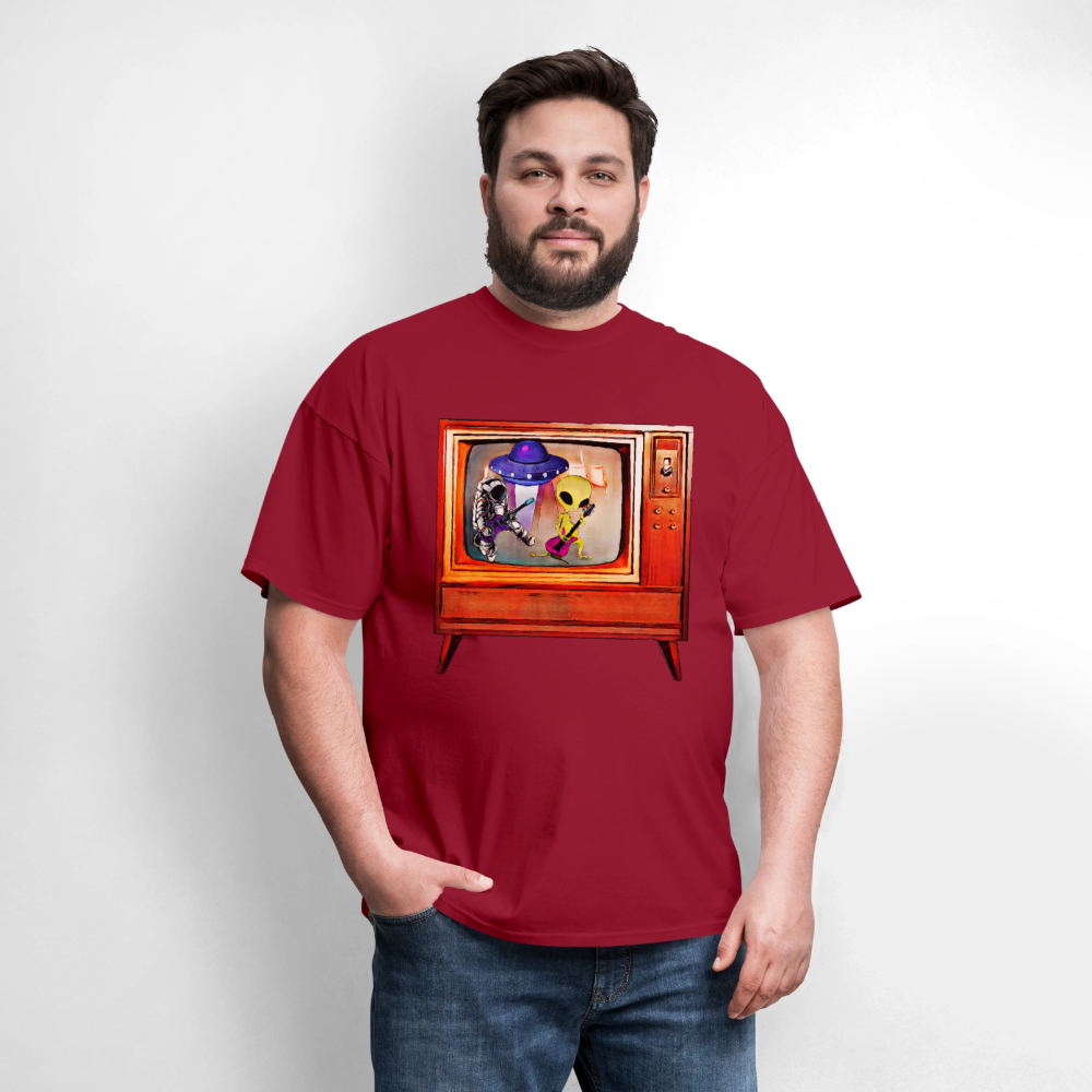 Rocking Astronaut and Alien #2 - true red